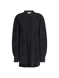 Soeline Embroidered Cotton Blouse