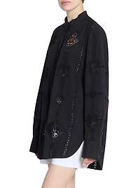 Soeline Embroidered Cotton Blouse