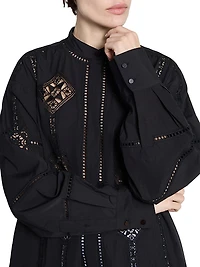 Soeline Embroidered Cotton Blouse