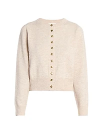 Idesia Wool-Cashmere Cardigan