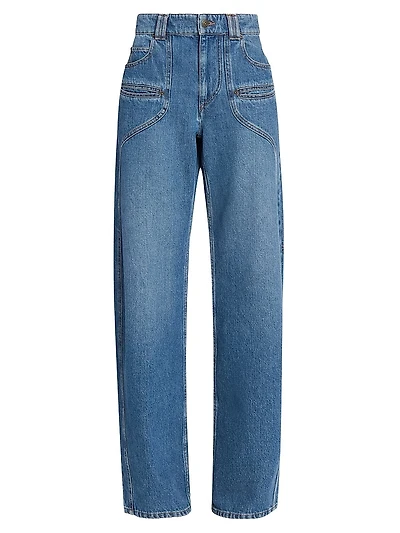Betiane Mid-Rise Slim Jeans