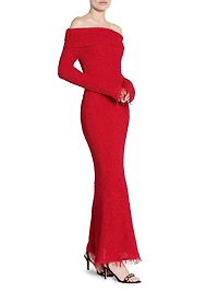 Ormany Off-the-Shoulder Gown