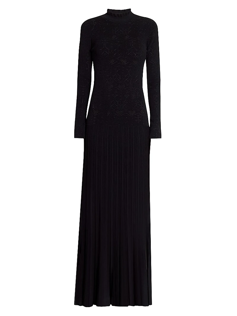 Gisole Sheer Pattern Gown