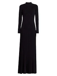 Gisole Sheer Pattern Gown