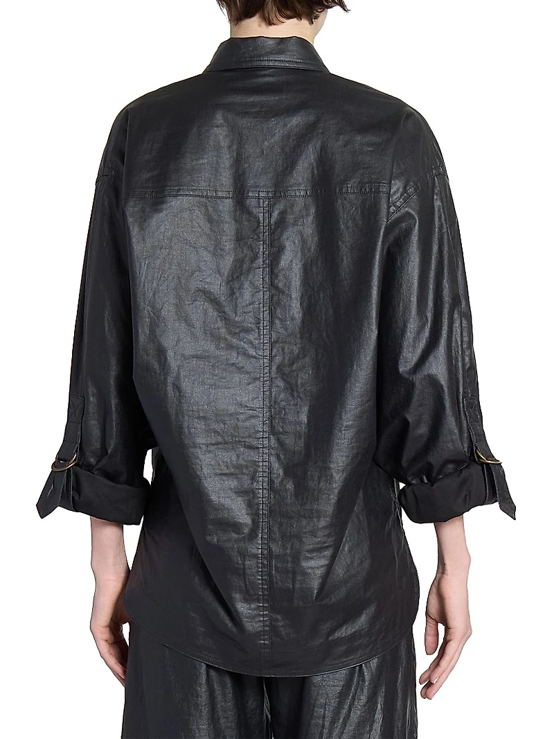 Florida Linen-Blend Shirt