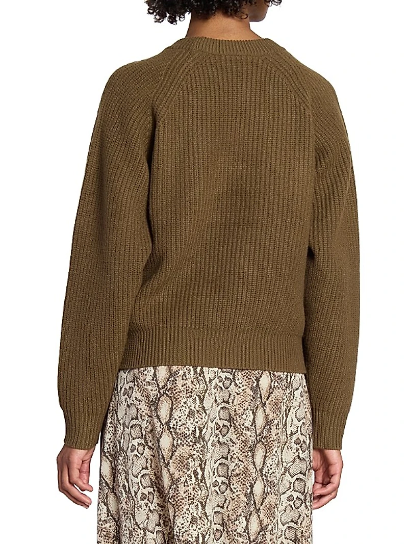 Noelia Merino Wool Laced Sweater