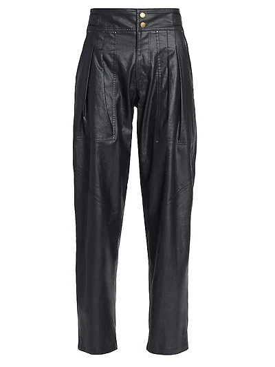Fidji Linen-Blend Pants