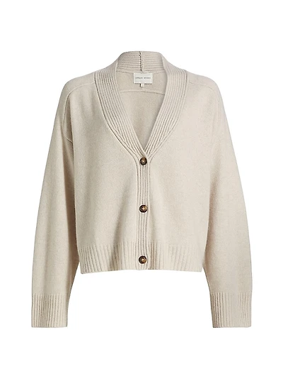 Kaia Melange Cashmere Cardigan