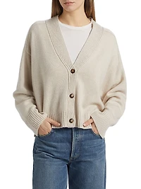 Kaia Melange Cashmere Cardigan