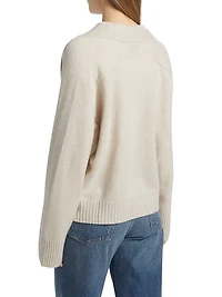 Kaia Melange Cashmere Cardigan
