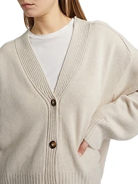 Kaia Melange Cashmere Cardigan