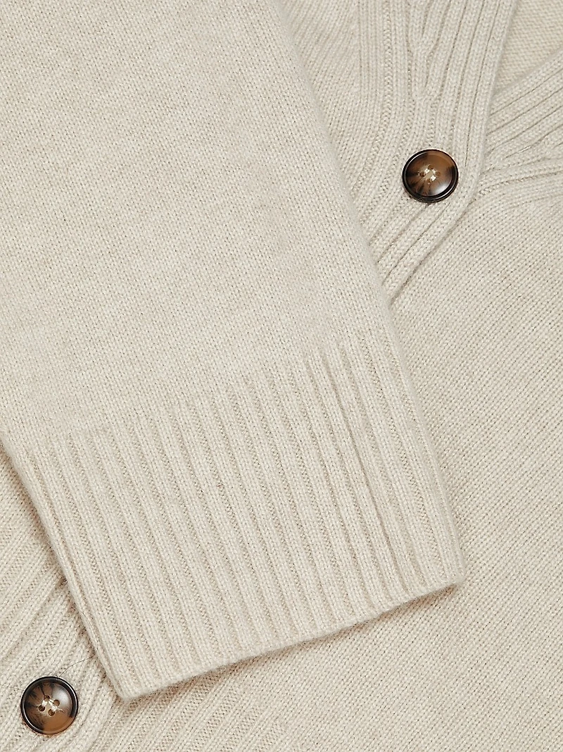 Kaia Melange Cashmere Cardigan