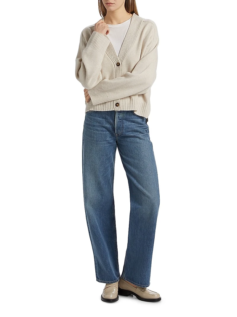 Kaia Melange Cashmere Cardigan