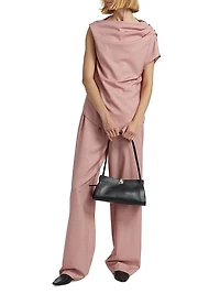 Lyra Draped Sleeveless Blouse