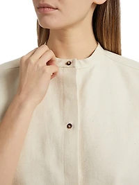 Lino Sleeveless Boxy Blouse