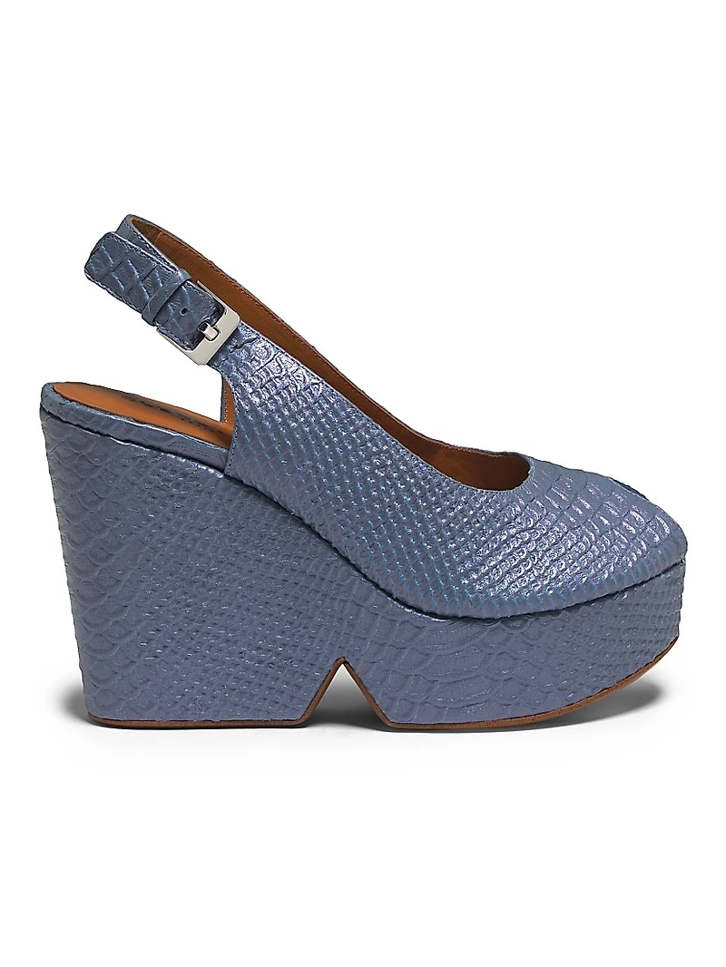 Dylan Leather Platform Sandals