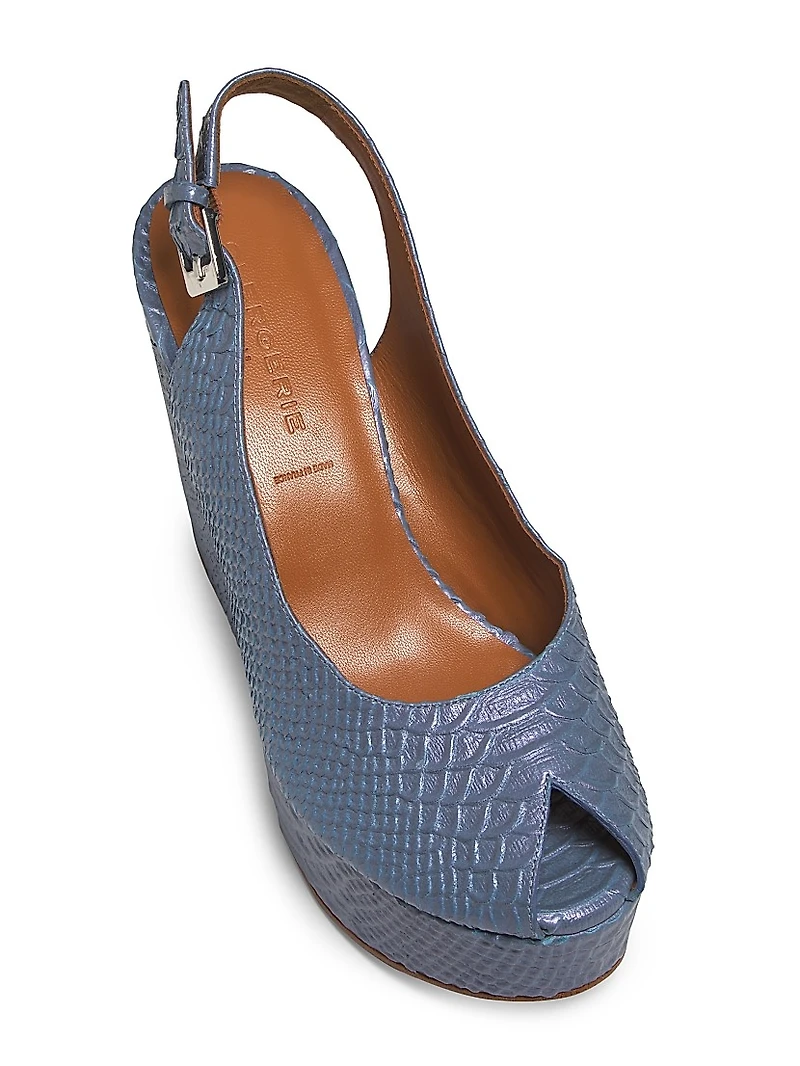 Dylan Leather Platform Sandals