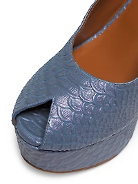 Dylan Leather Platform Sandals