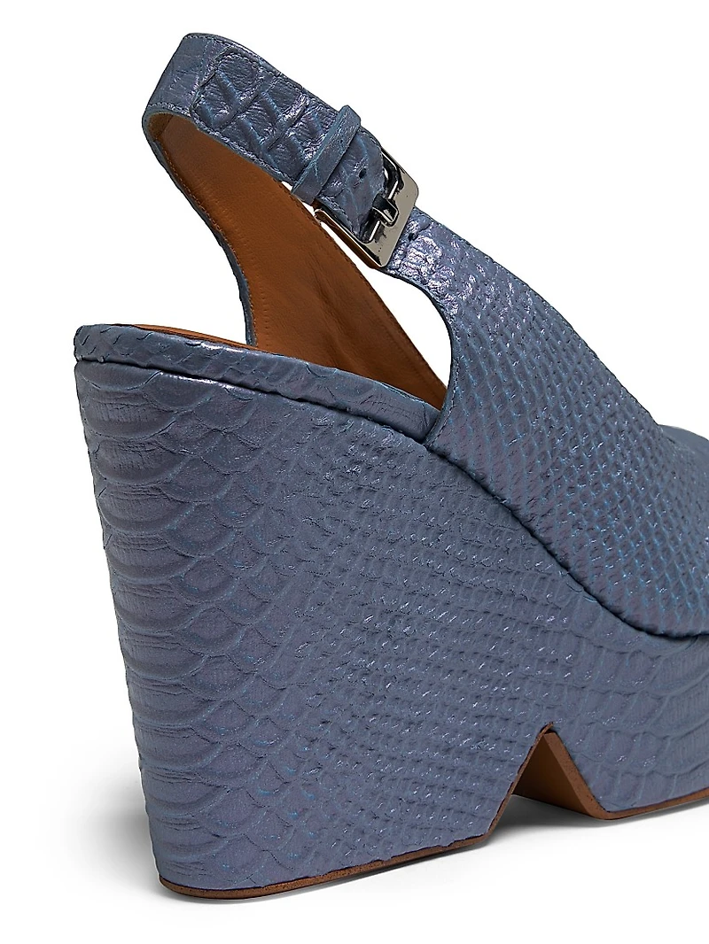 Dylan Leather Platform Sandals