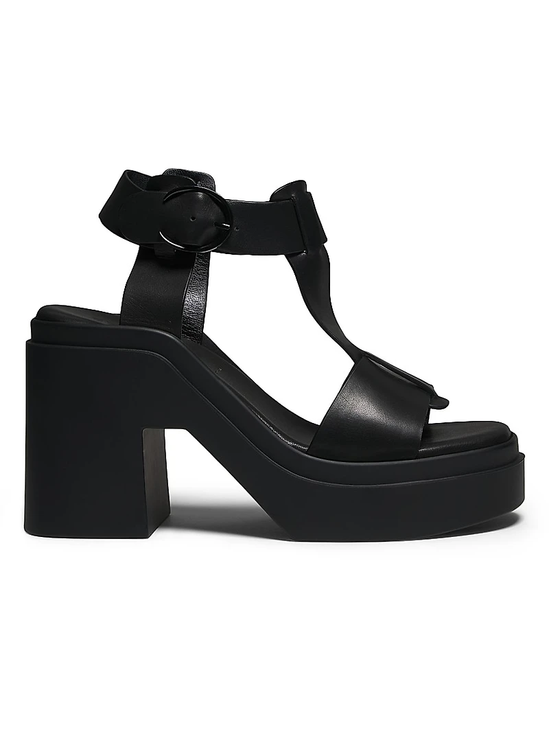 Nosta Leather Platform Sandals