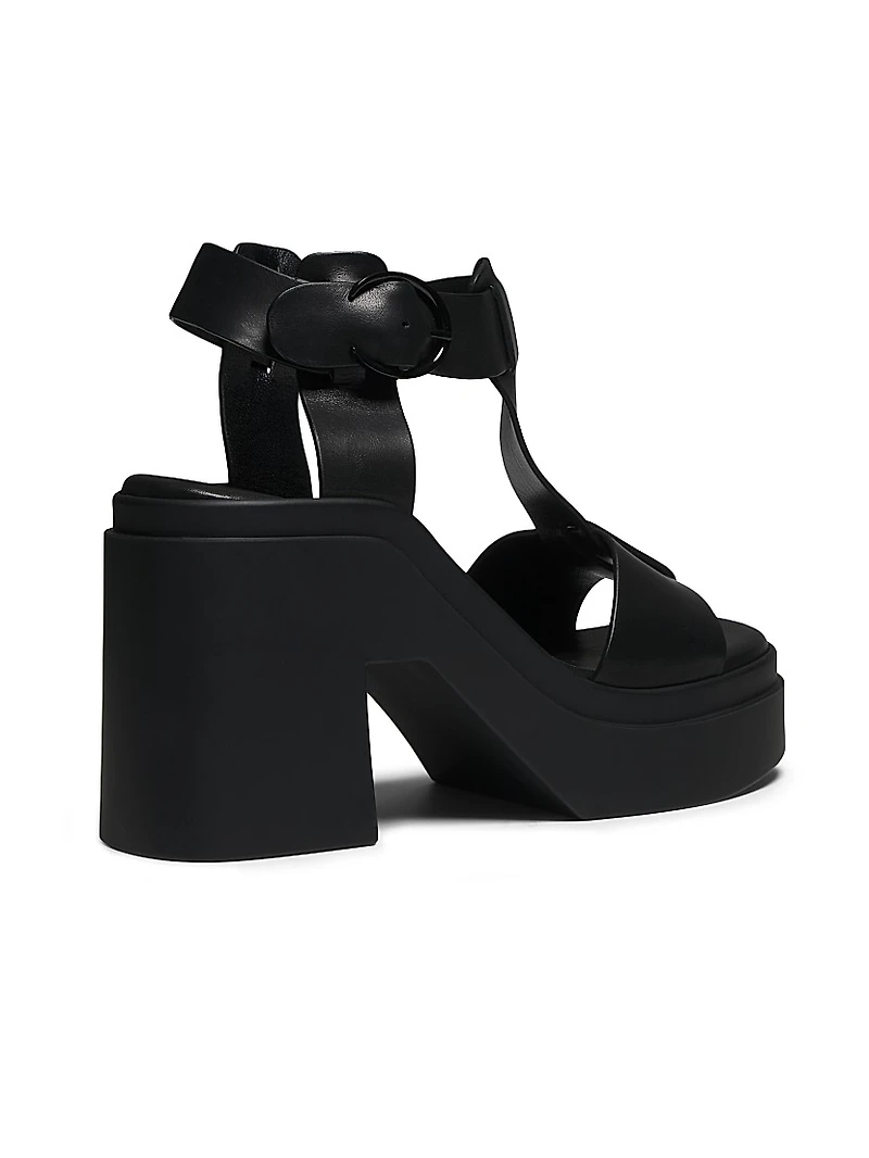 Nosta Leather Platform Sandals