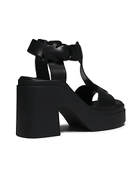 Nosta Leather Platform Sandals
