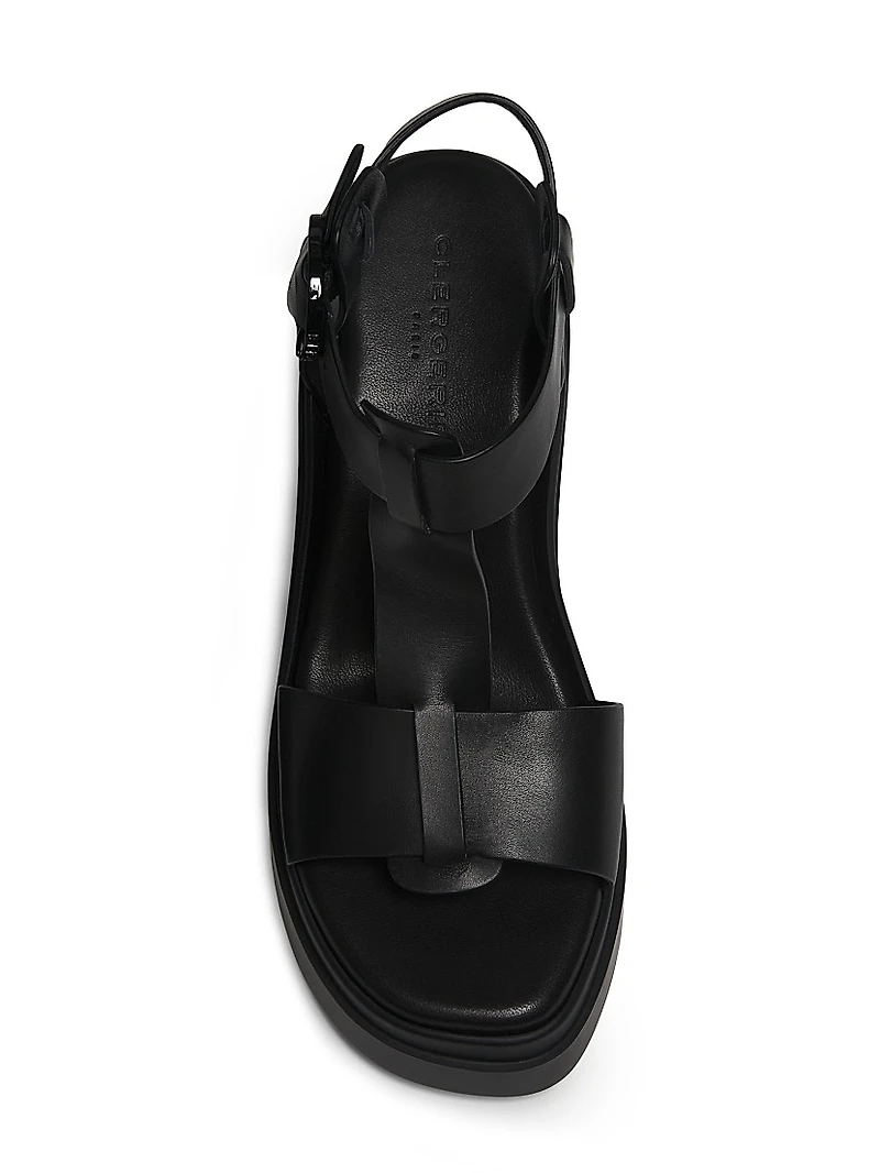 Nosta Leather Platform Sandals