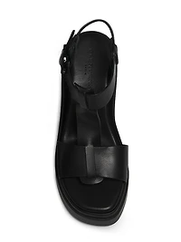 Nosta Leather Platform Sandals