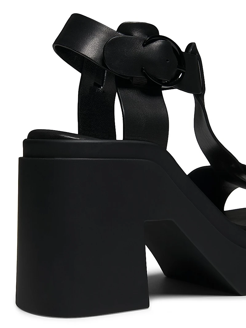 Nosta Leather Platform Sandals