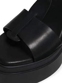 Nosta Leather Platform Sandals