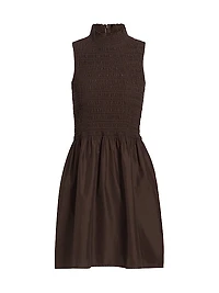 Halsey Mockneck Sleeveless Dress