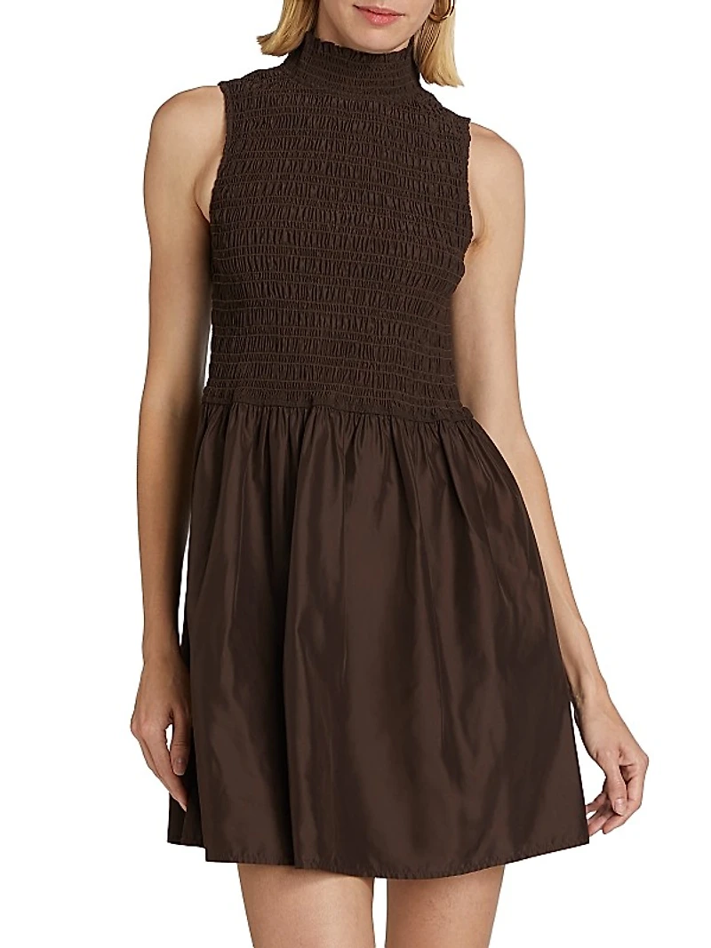 Halsey Mockneck Sleeveless Dress