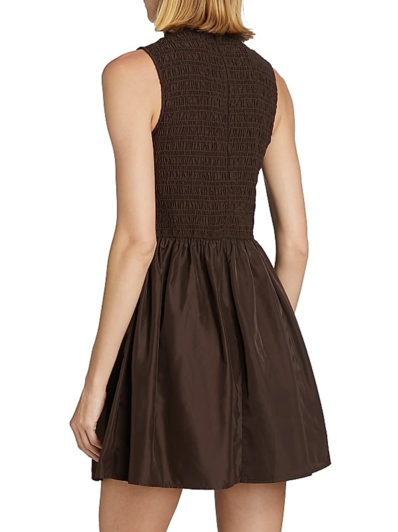 Halsey Mockneck Sleeveless Dress