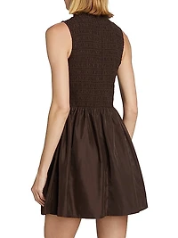 Halsey Mockneck Sleeveless Dress