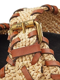 Lennyo Leather-Whipstiched Sandals