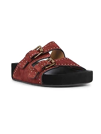 Lennyo Suede Sandals