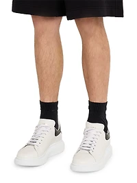 Oversized Leather Low-Top Sneakers