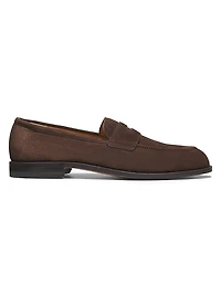 Charney Suede Penny Loafers