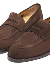 Charney Suede Penny Loafers