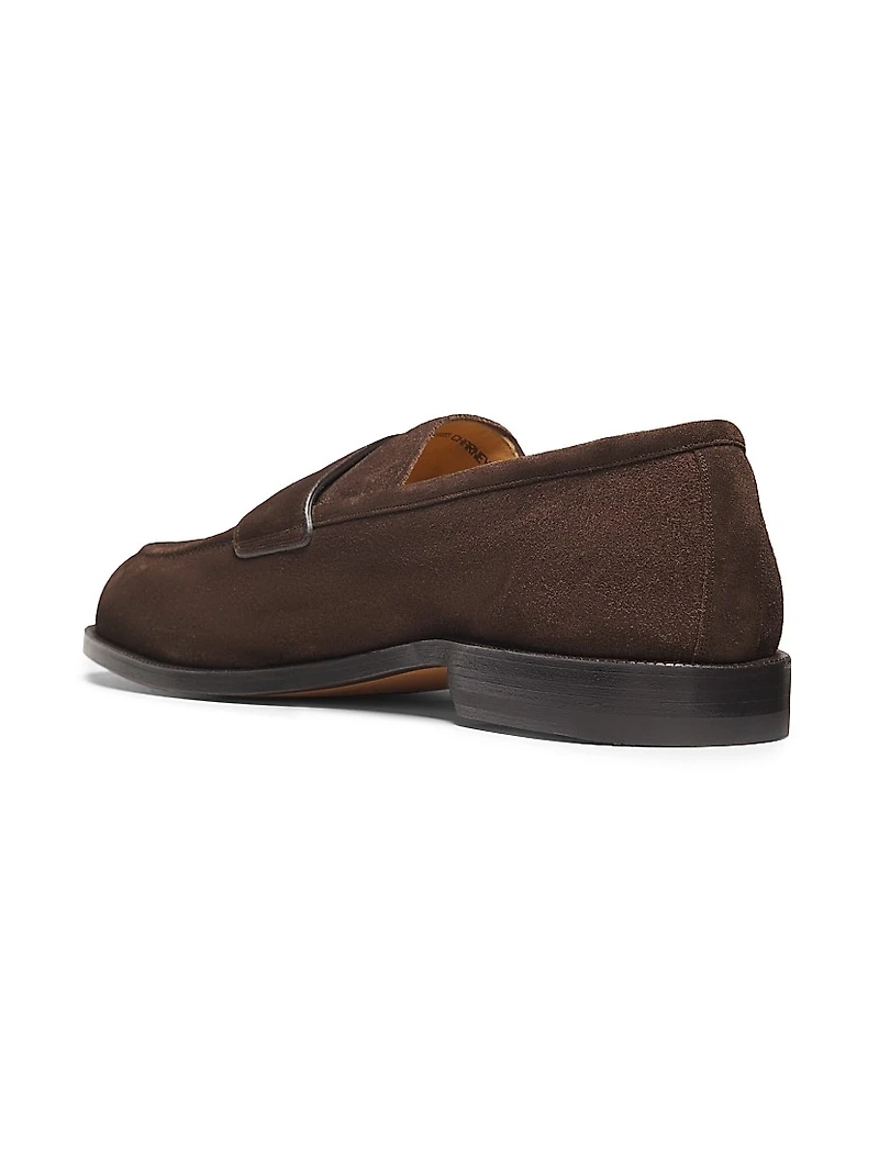 Charney Suede Penny Loafers