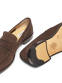 Charney Suede Penny Loafers