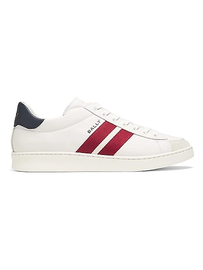 Thiago Ribbon Low-Top Leather Sneakers