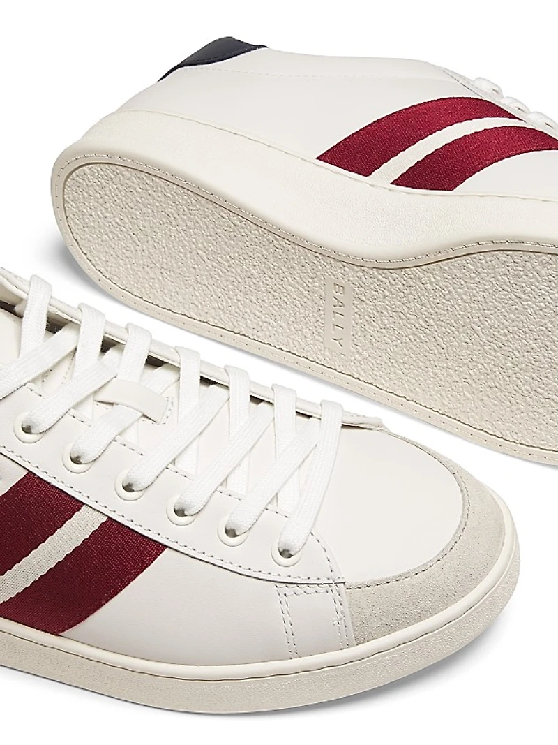 Thiago Ribbon Low-Top Leather Sneakers