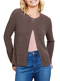 CozyChic Rib-Knit Cardigan
