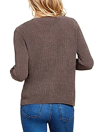 CozyChic Rib-Knit Cardigan