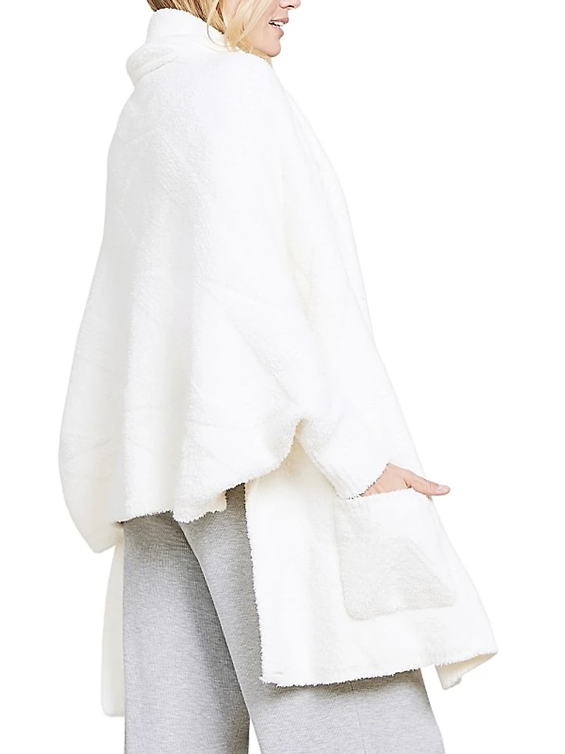 Cozychic Cable Weave Blanket Wrap