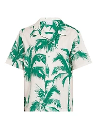 Palm Tree Short-Sleeve Shirt