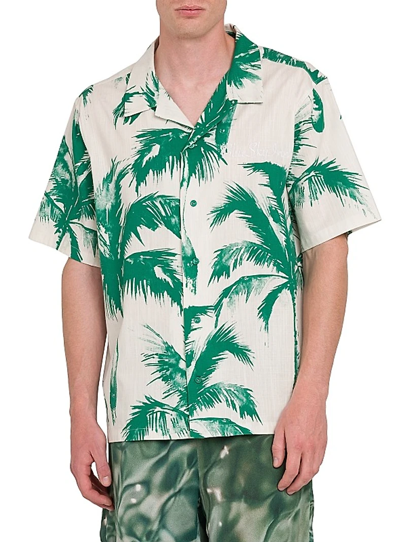Palm Tree Short-Sleeve Shirt