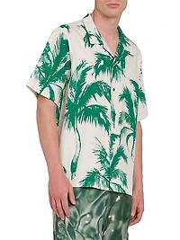 Palm Tree Short-Sleeve Shirt