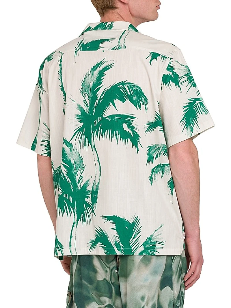 Palm Tree Short-Sleeve Shirt